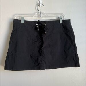 Black prAna Skirt with built in shorts and Drawstring